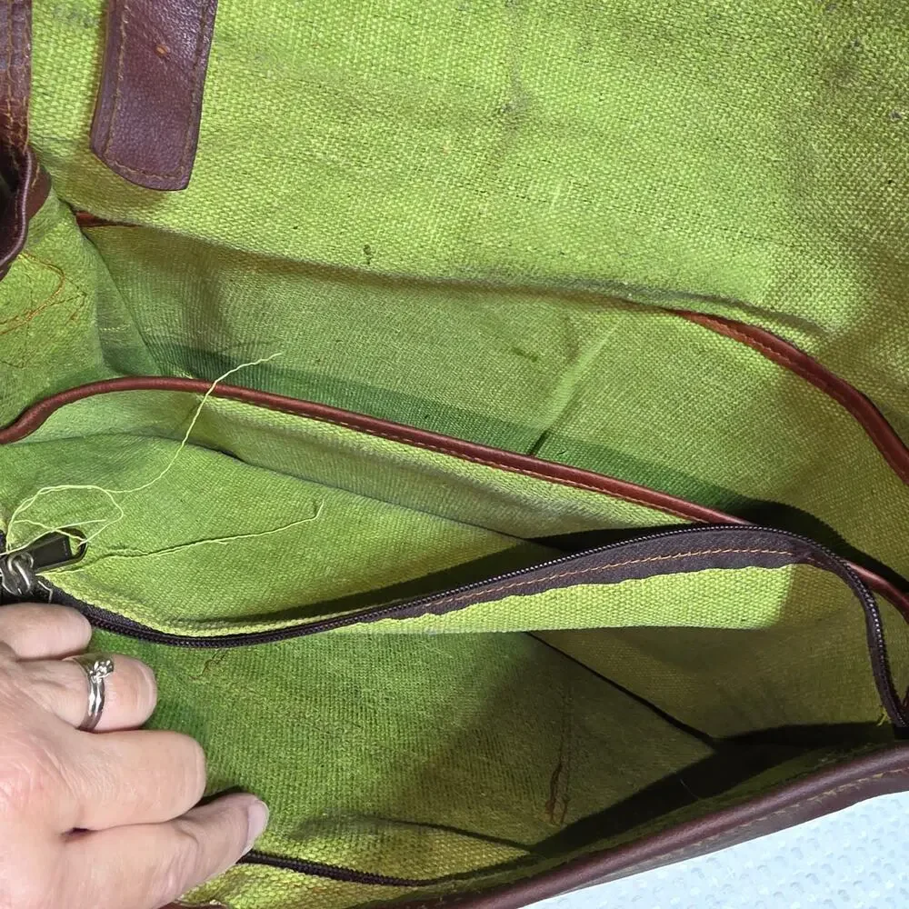 HANDMADE GENUINE LEATHER MESSENGER 15